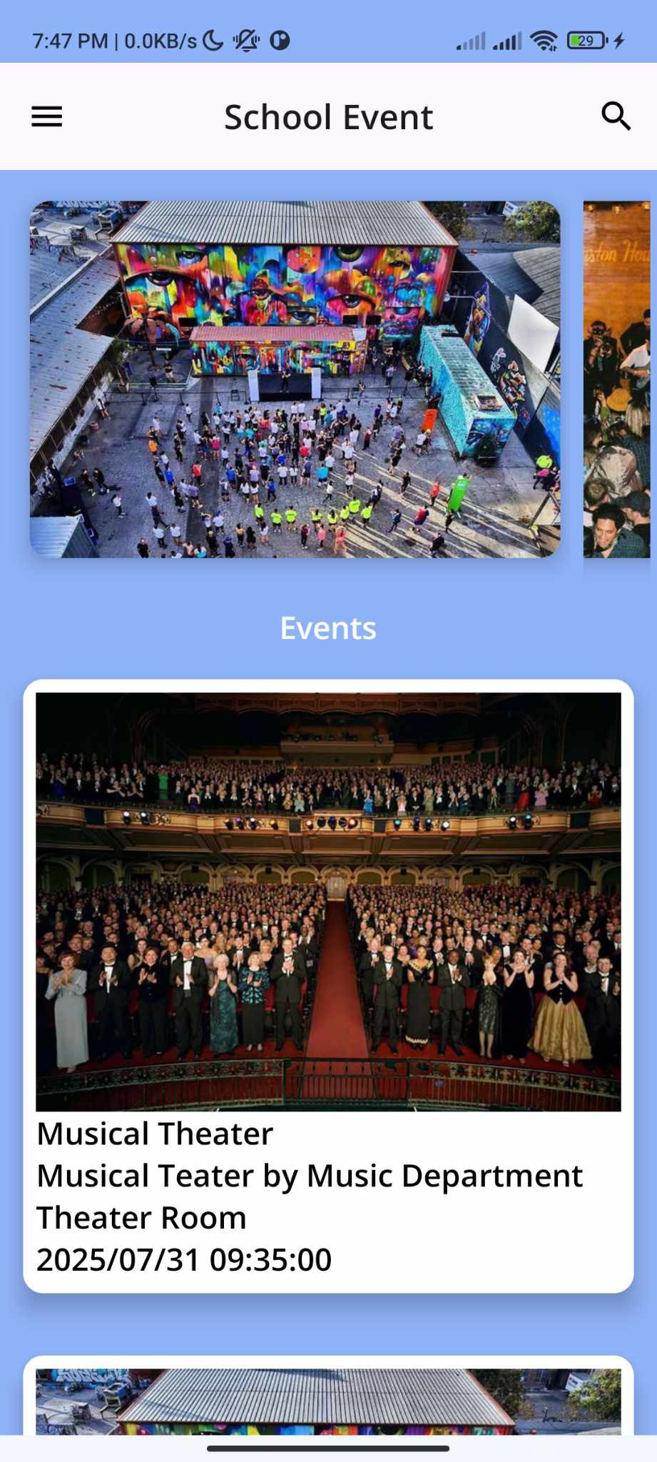 RSVP School Event Mobile Application